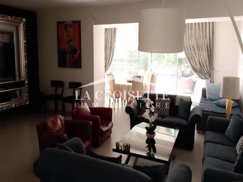 Duplex meublé S+3 avec jardin à Gammarth